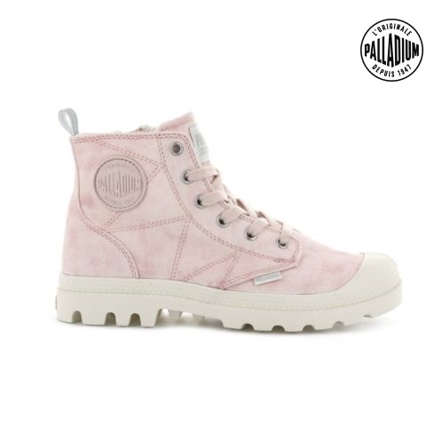 Dámské Boty Palladium Pampa Zip Desertwash Růžové | CZ TAV-19E